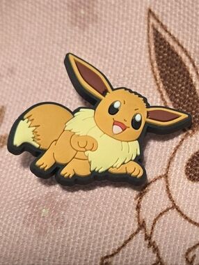 3/$10 Eevee Croc Charm – Jumping Cartoon Pokémon Jibbit